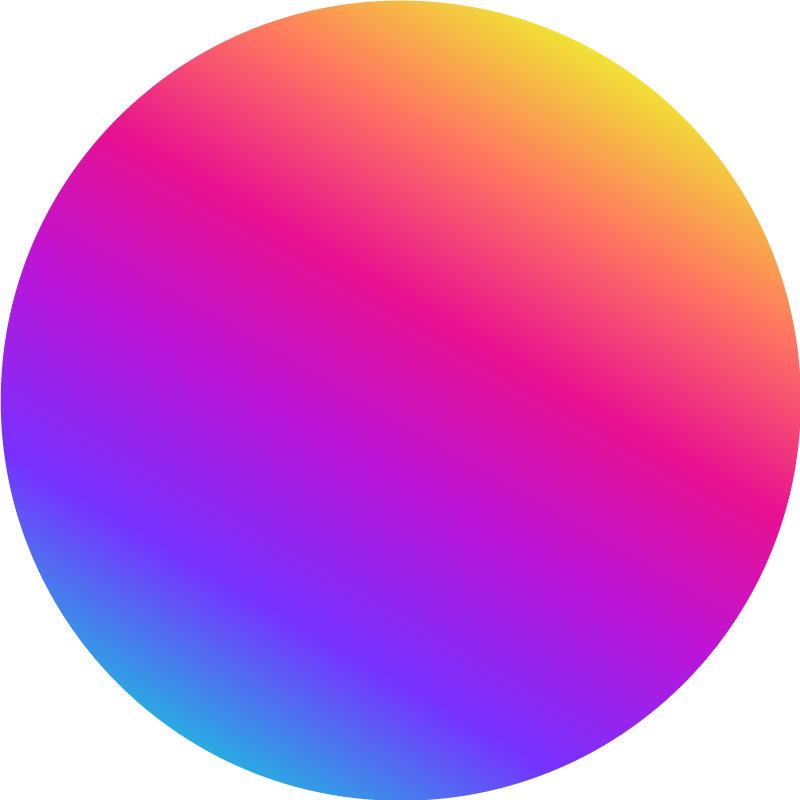 Alfombra vinílica geométrica círculo gradiente colorido - TenVinilo