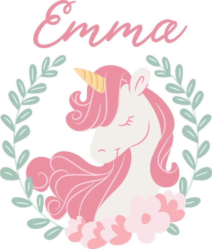 Alfombra vinílica infantil princesa unicornio sofía - TenVinilo