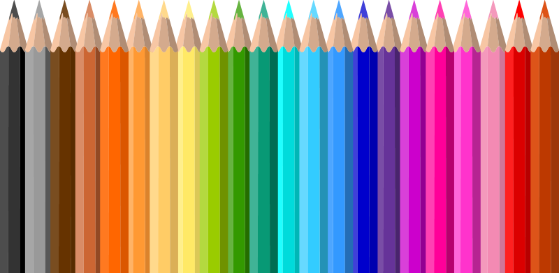 Alfombra vinílica infantil con borde de lápices de colores - TenVinilo