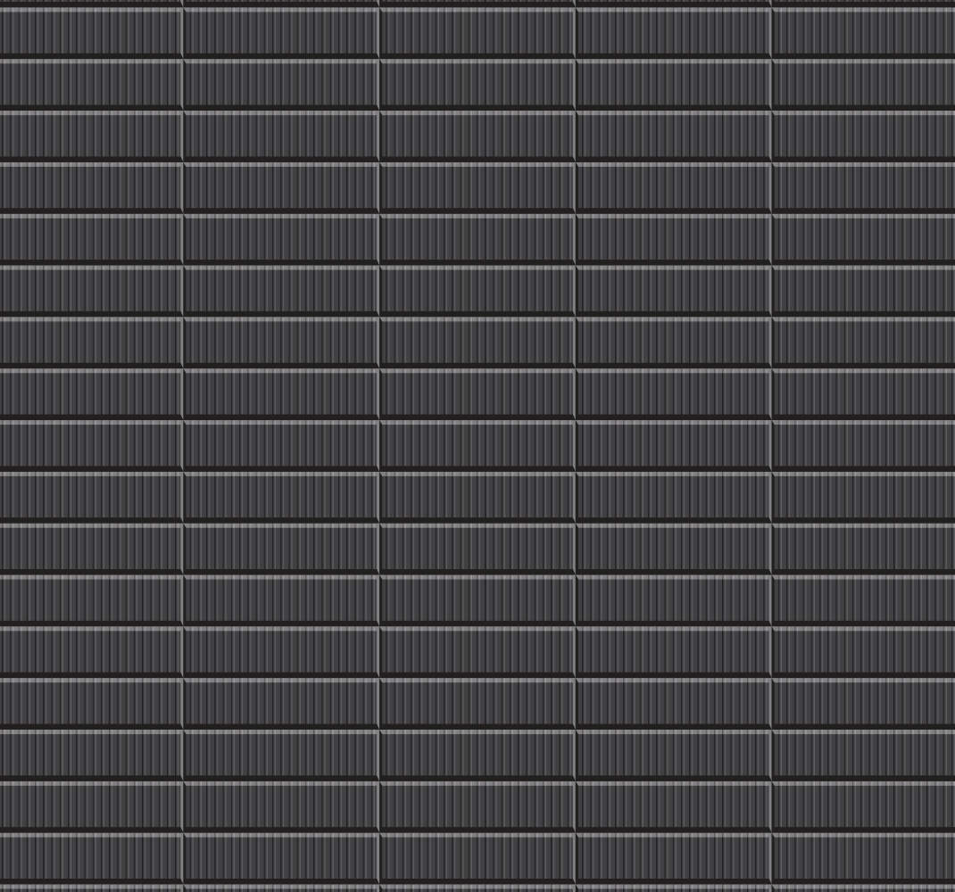 Alfombra vinílica baño azulejos negros 3d - TenVinilo