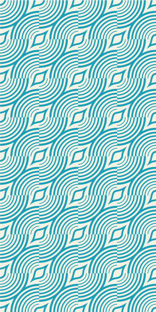 Alfombra vinílica baño diseño de líneas azules marinas - TenVinilo