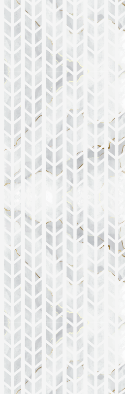 Alfombra vinílica baño azulejos de mármol dorado - TenVinilo