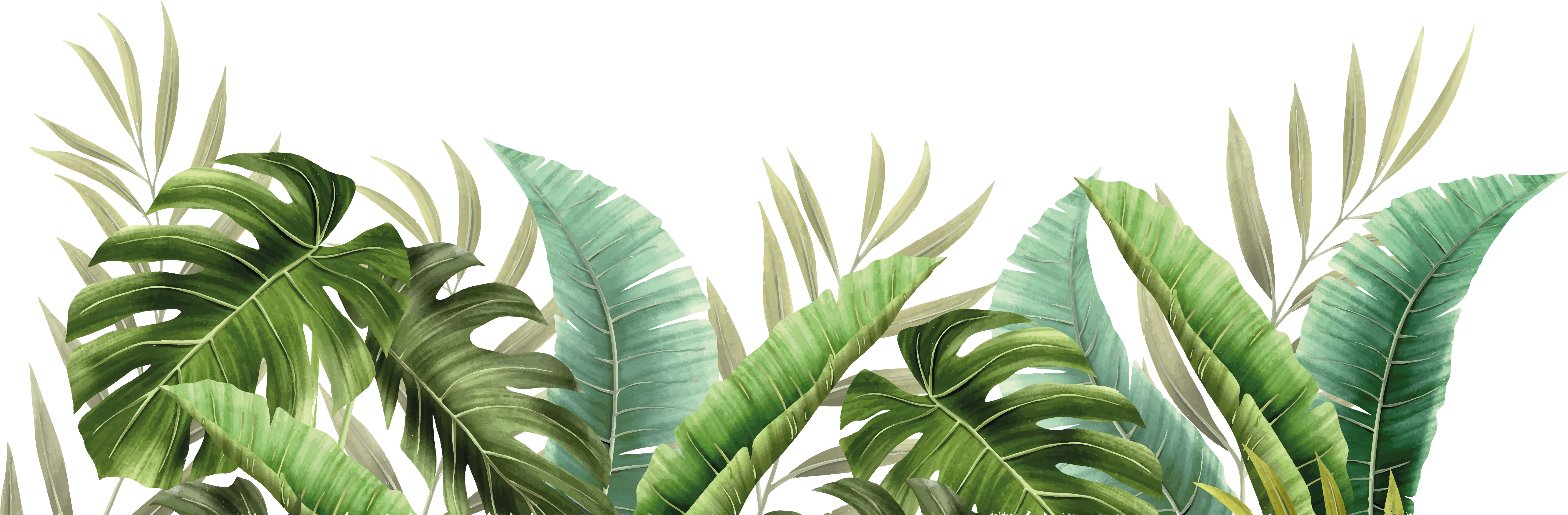 Alfombra vinílica baño plantas tropicales - TenVinilo