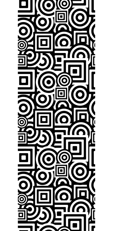 Alfombra vinílica baño vinilo decorativo concéntrico - TenVinilo