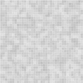 Alfombra vinílica baño mosaico de azulejos gris blanco - TenVinilo