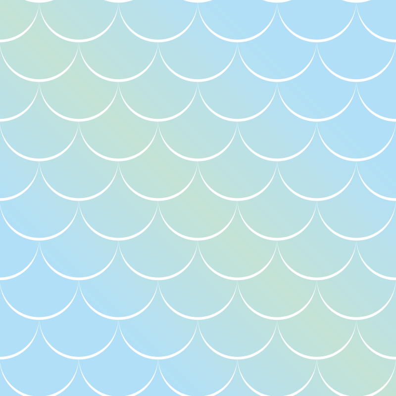 Alfombra vinílica baño patrón escamas pastel - TenVinilo