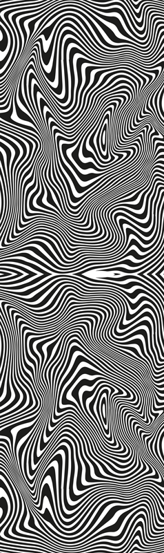 Alfombra vinílica baño efecto 3d cebra ducha - TenVinilo