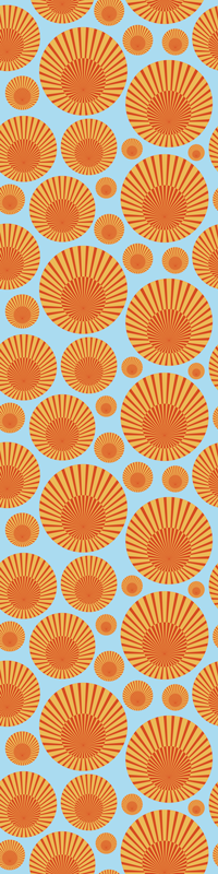Alfombra vinílica cocina frigorífico soleado 70's - TenVinilo