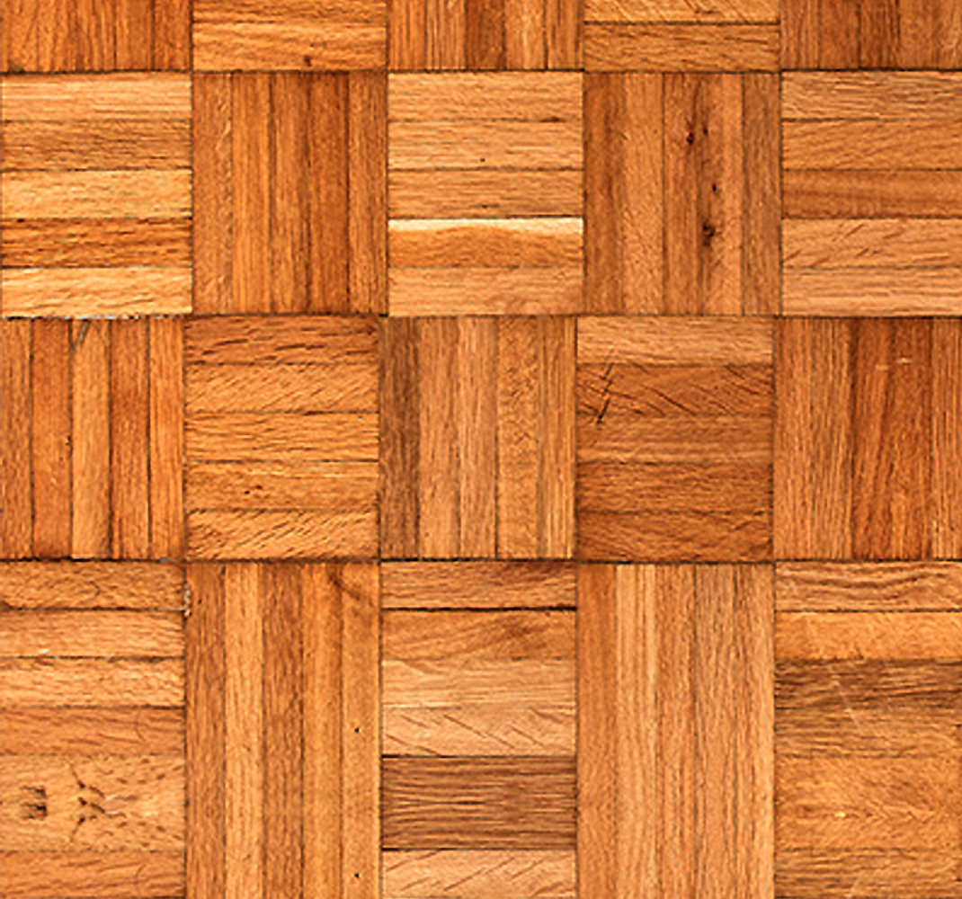 Alfombra vinílica oficina protegida por la trama de madera - TenVinilo