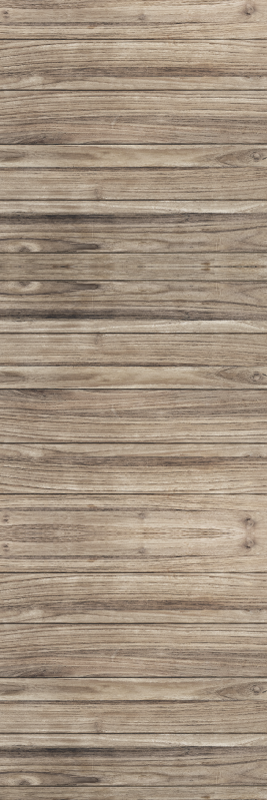 Alfombra vinílica dormitorio tablones de madera gris rústico - TenVinilo