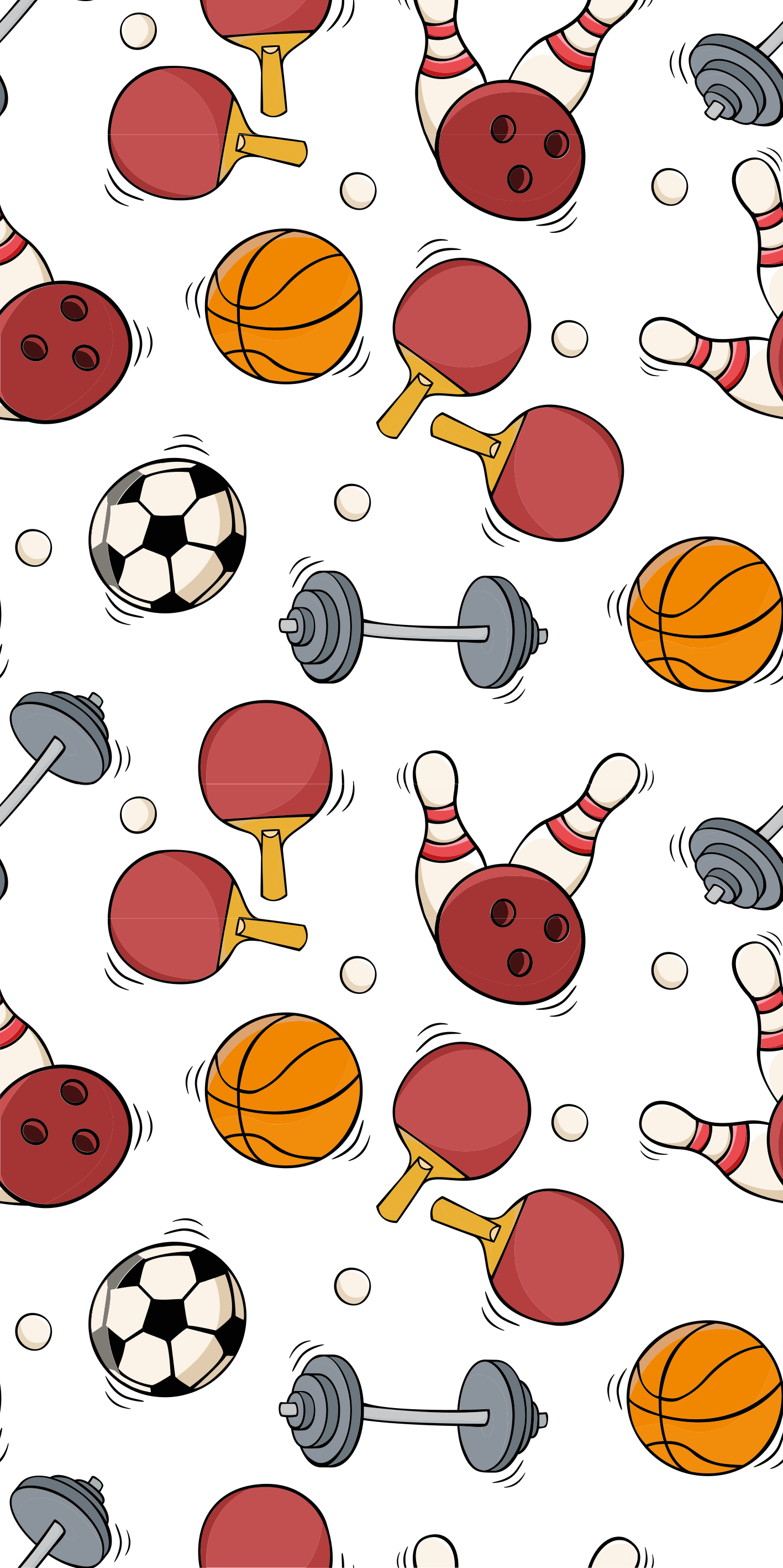 Alfombra vinílica dormitorio equipo deportivo doodle - TenVinilo