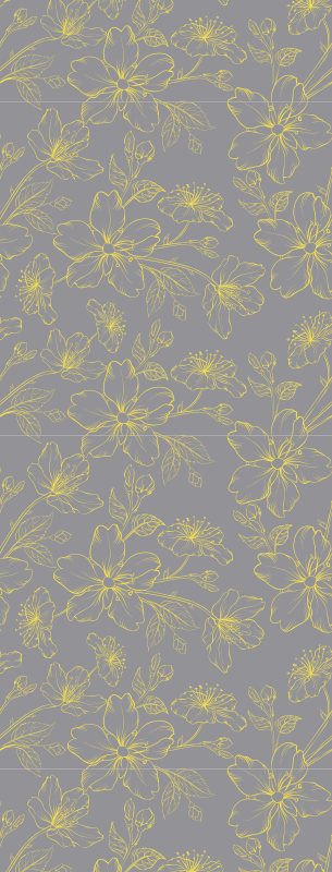 Alfombra vinílica dormitorio pantone floral 2023 - TenVinilo
