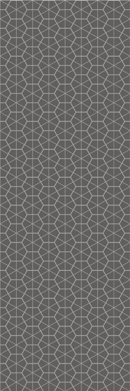 Alfombra vinílica nórdica patrón hexagonal minimalista - TenVinilo