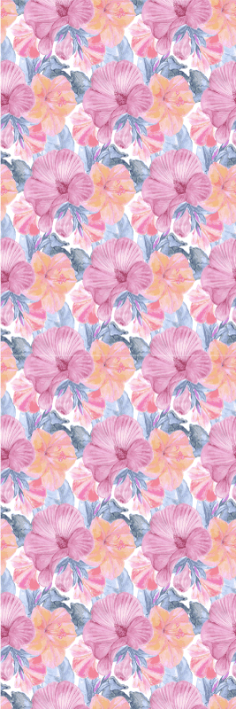 Alfombra vinílica naturaleza malva acuarelada - TenVinilo