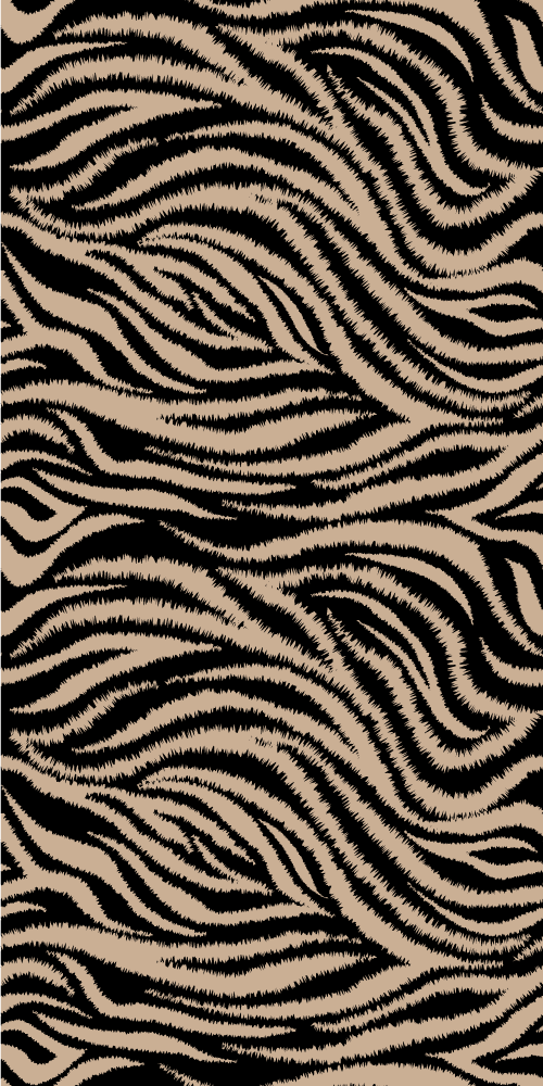 Alfombra vinílica animales con diseño de rayas de cebra - TenVinilo