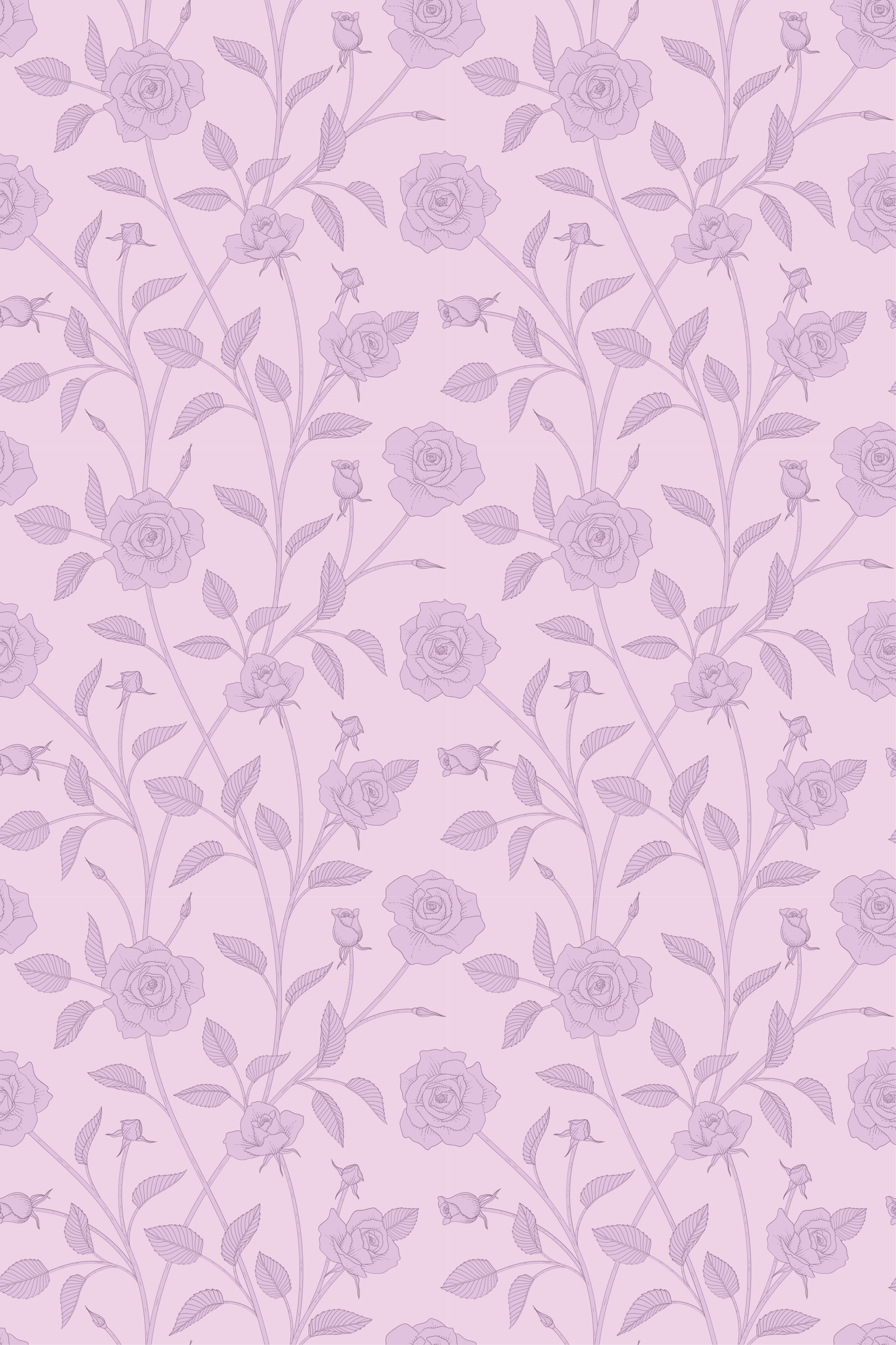 Alfombra vinílica vintage rosas vintage en óleo - TenVinilo