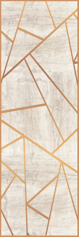 Alfombra vinílica textura madera de nogal patrón geométrico - TenVinilo