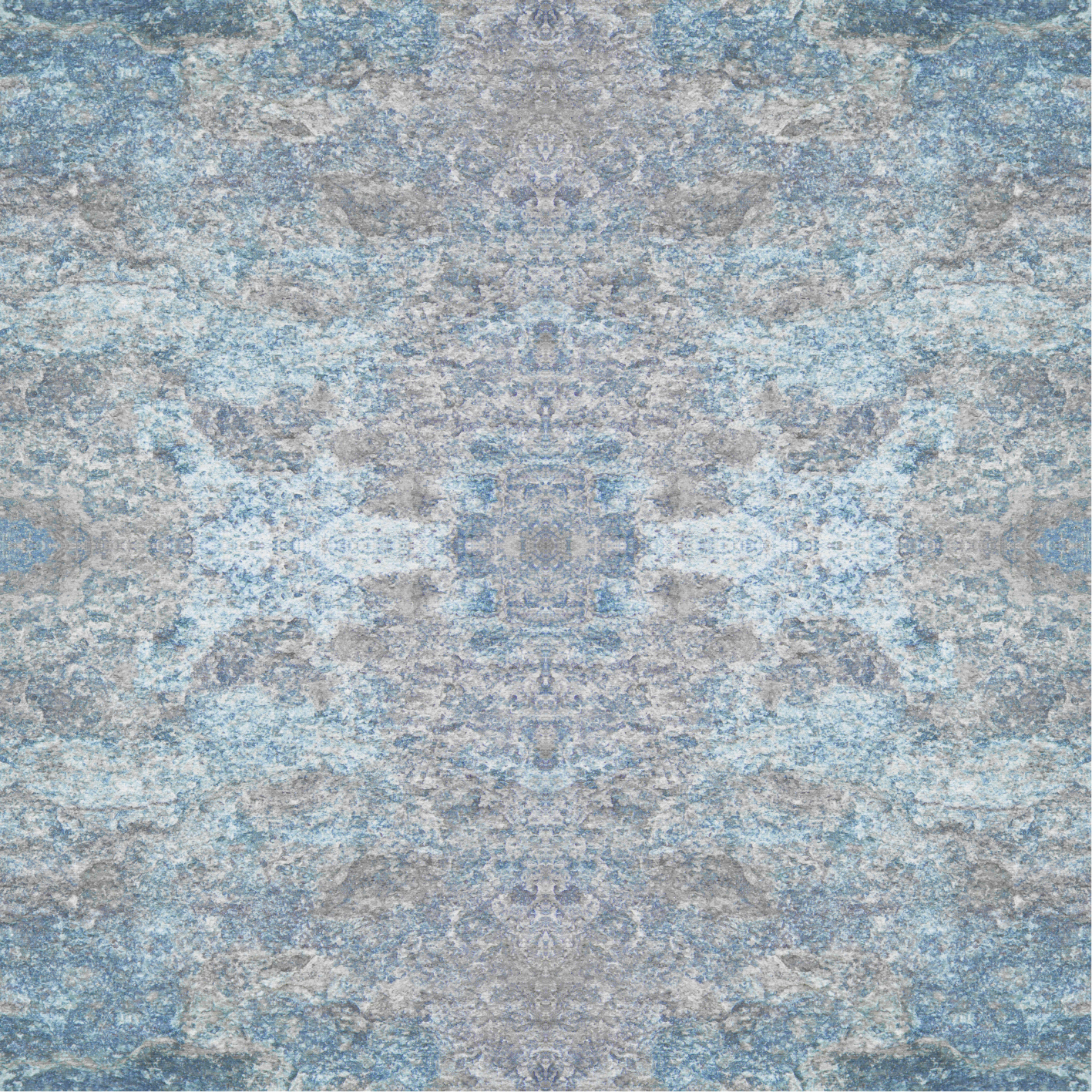 Alfombra vinílica textura mármol azul claro y beige - TenVinilo