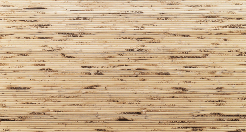 Alfombra vinílica recibidor palitos de madera marrón claro - TenVinilo