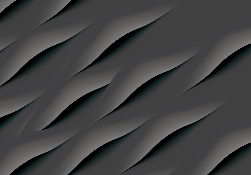 Alfombra vinílica gris patrones de olas abstractas - TenVinilo