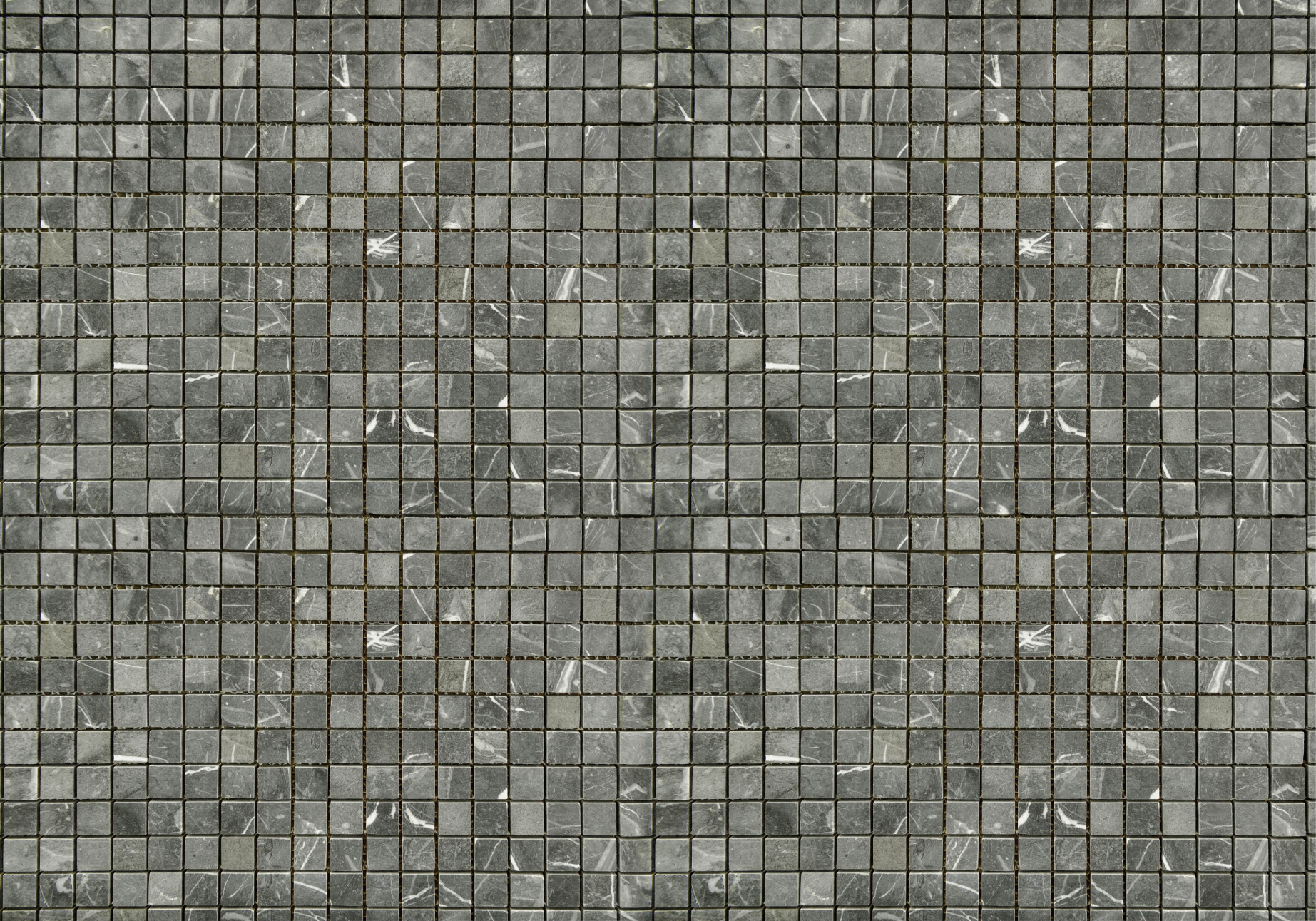 Alfombra vinílica gris azulejos negros - TenVinilo