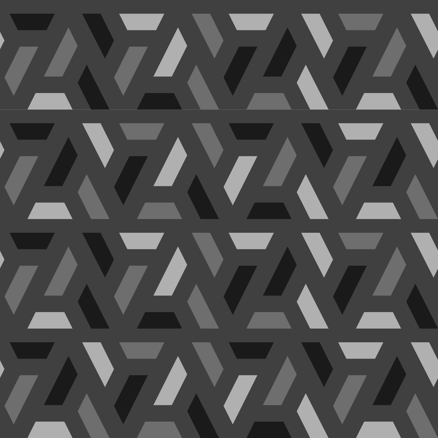 Alfombra vinílica negra triángulos geométricos oscuros - TenVinilo
