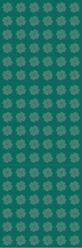 Alfombra vinílica verde con diseño del día de san patricio - TenVinilo