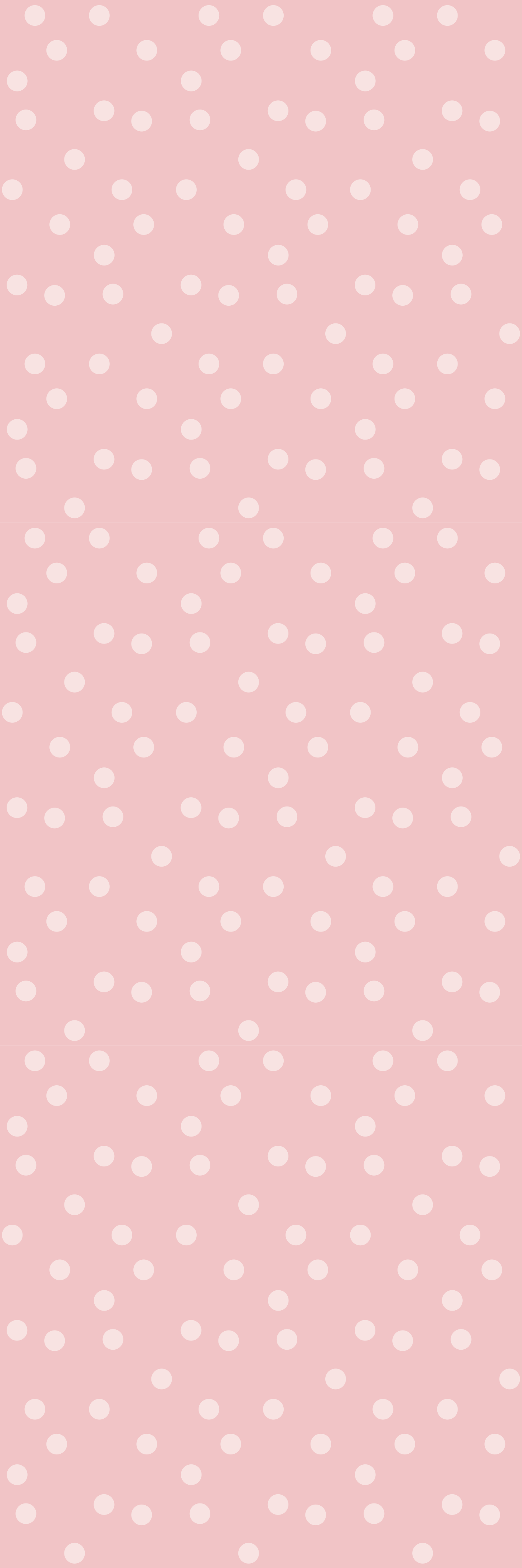 Alfombra vinílica rosa con fondo de puntos pastel suaves - TenVinilo