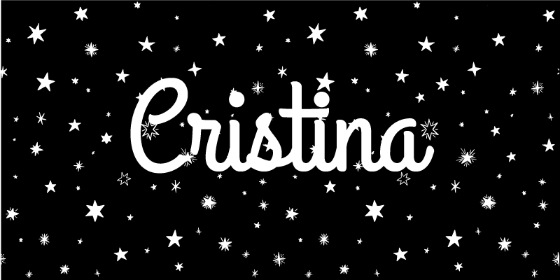 Alfombra vinilica noche estrellada con nombre - TenVinilo