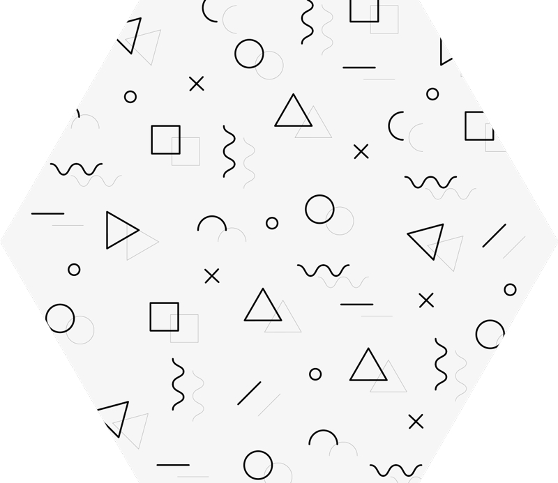 Alfombra vinílica minimalista estilo Memphis - TenVinilo