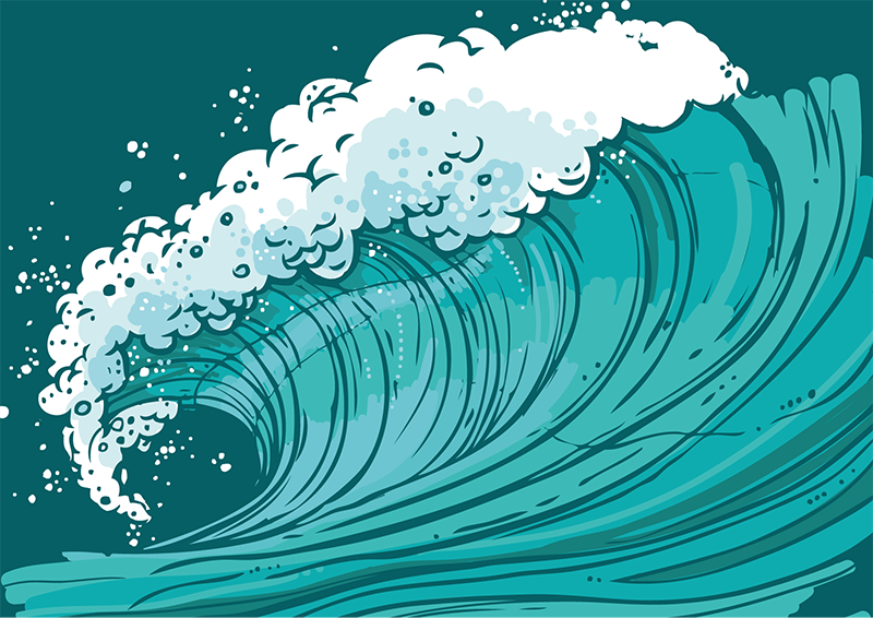 Aflombra vinilica azul arte moderno - TenVinilo