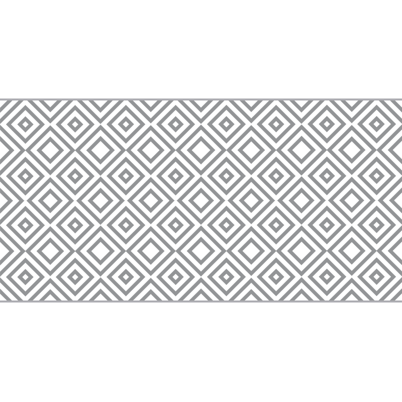 Alfombras vinílica gris patrón geométrico - TenVinilo