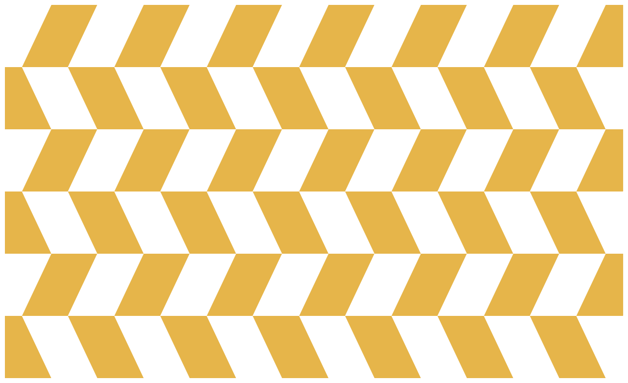 Alfombra vinílica geométrica blancas amarillas - TenVinilo