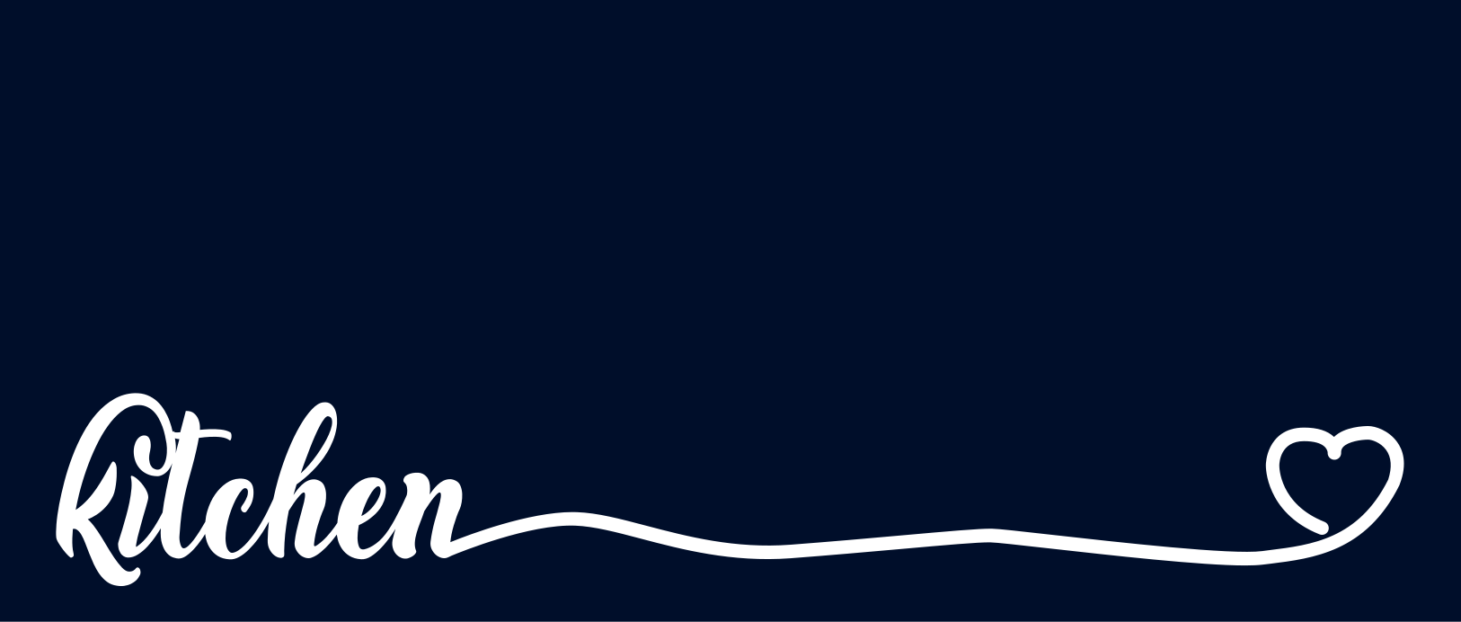 Alfombra vinílica con frase cocina y corazon - TenVinilo