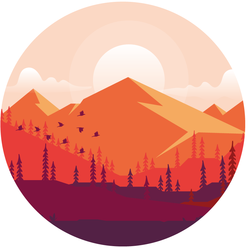 Alfombra vinílica textura paisaje montañoso - TenVinilo