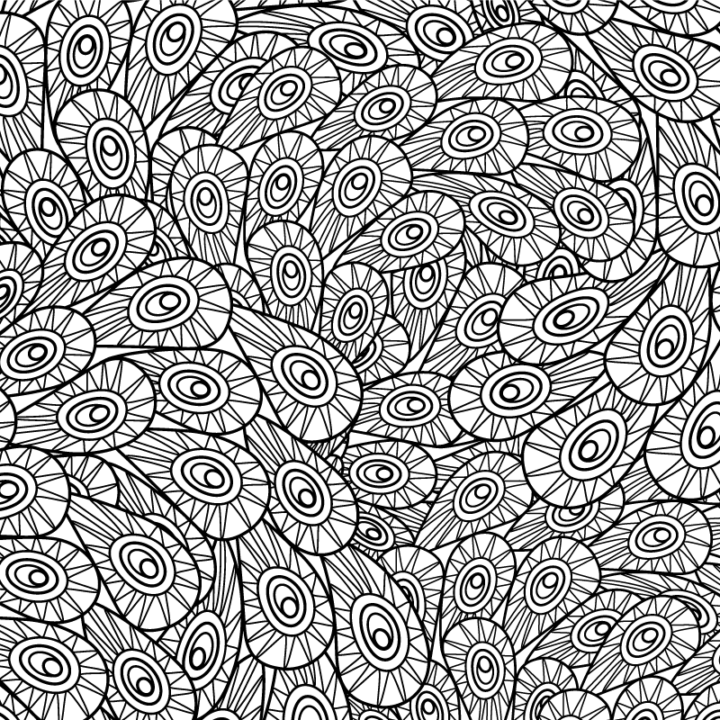 Alfombra vinilo cocina Adorno de pavo real - TenVinilo