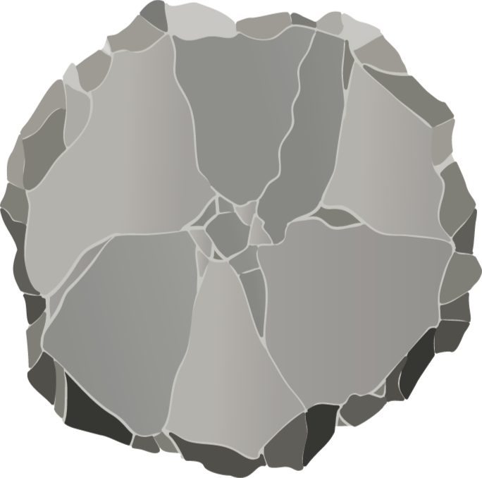 Alfombra vinílica textura de diferentes piedras - TenVinilo