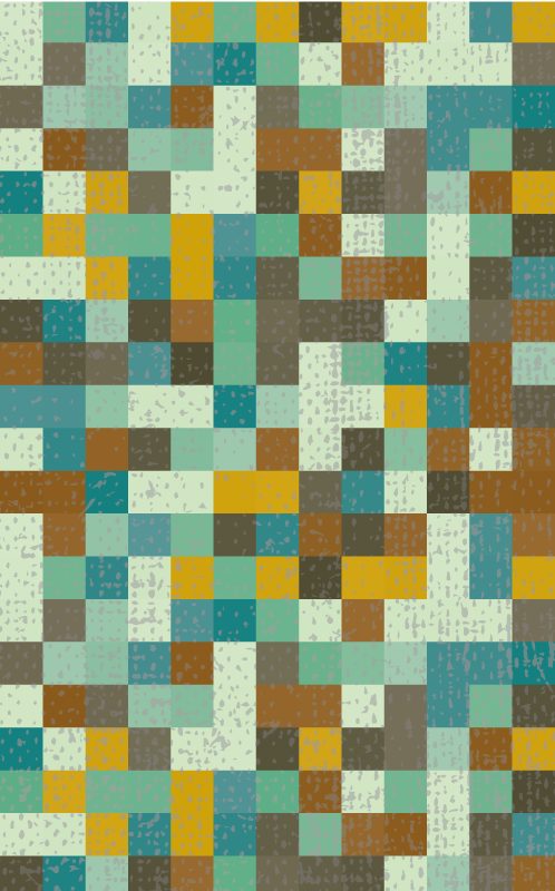 Alfombras vinílicas para estar de cuadros - TenVinilo