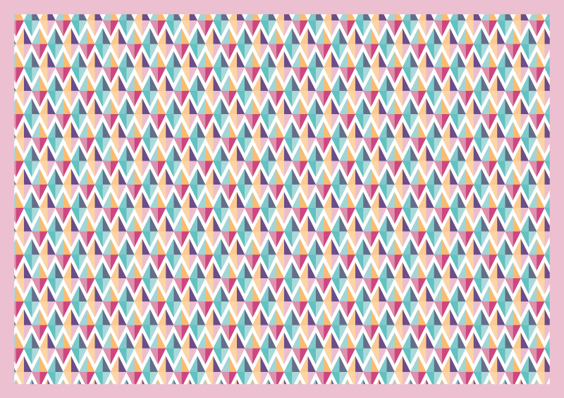 Alfombra de vinilo geométrica Diamantes de colores - TenVinilo