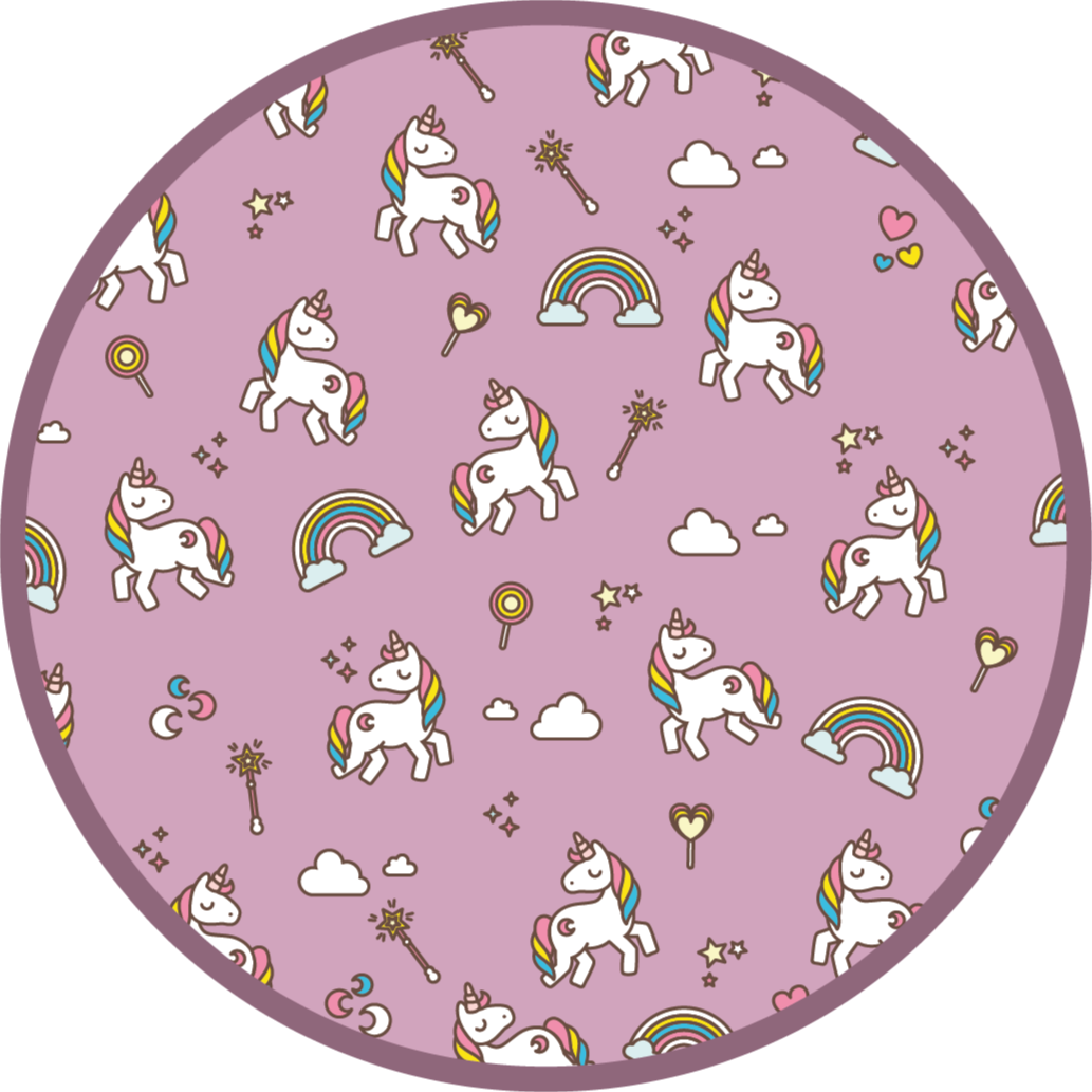 Aflombra vinílica animales Caos unicornio - TenVinilo