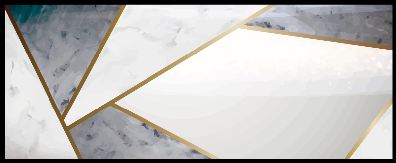 Alfombra vinílica textura detalles geométricos en mármol - TenVinilo