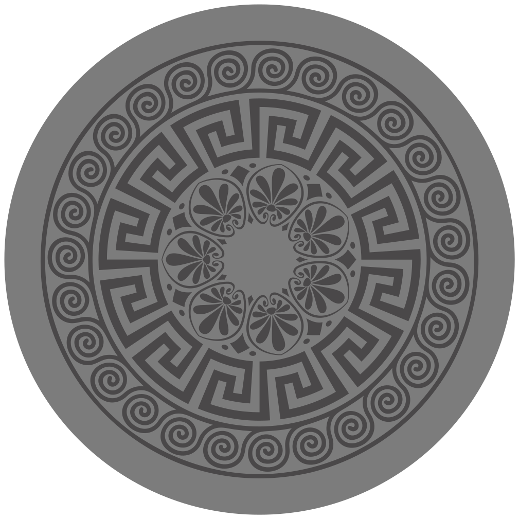 Alfombra vinílica mandala diseño inspirado en mandalas - TenVinilo