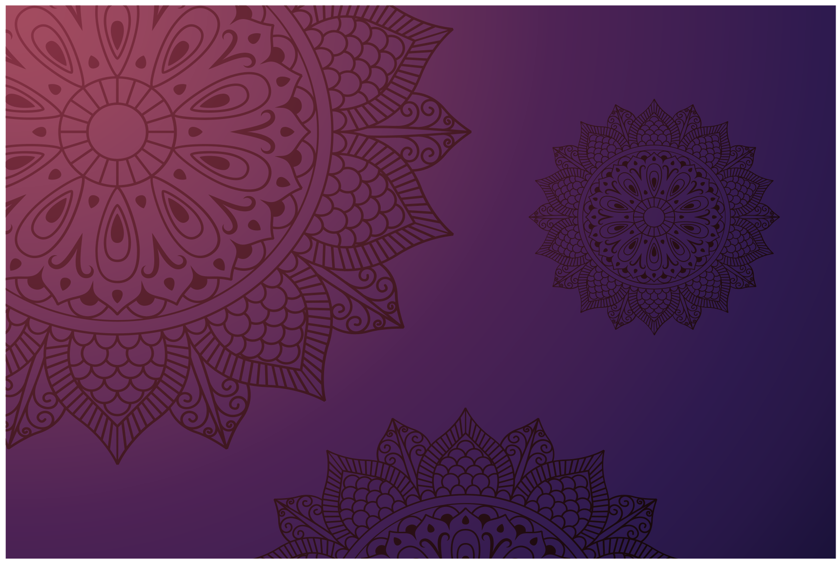 Alfombra vinílica mandala alfombra con estampado de mandalas - TenVinilo