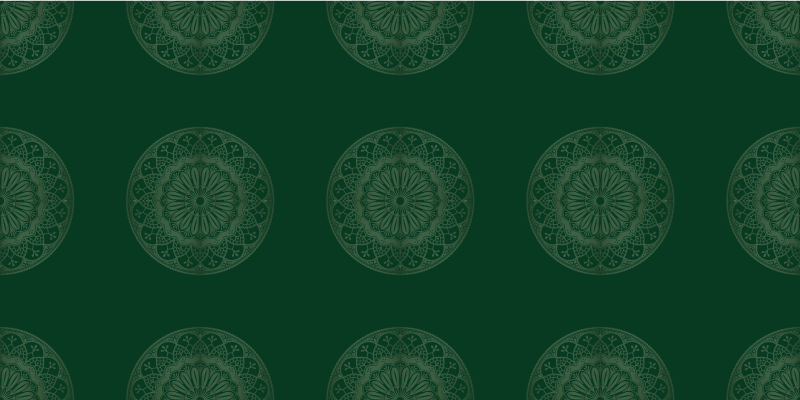 Alfombra vinílica mandala diseño con motivo de mandala - TenVinilo