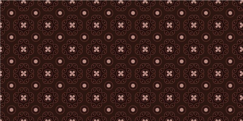 Alfombra vinílica mosaico patrones circulares de mosaico - TenVinilo