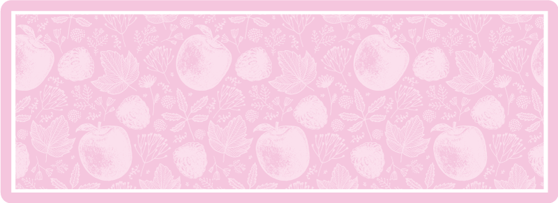 Alfombra vinílica moderna trazos pincel rosa - TenVinilo