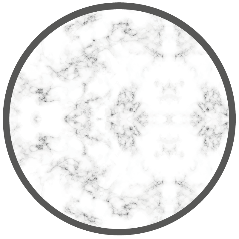 Alfombra vinílica imitación mármol circular - TenVinilo