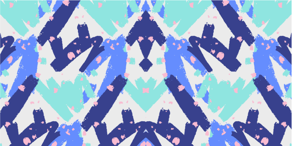 Alfombra vinílica nórdica rayas azules - TenVinilo