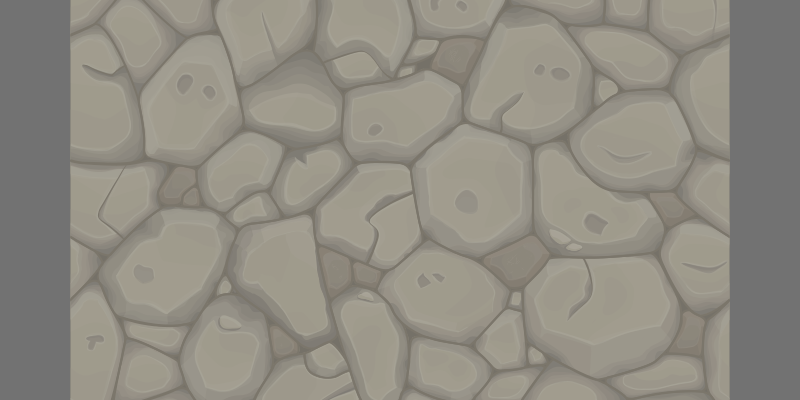 Alfombra vinílica imitación piedra camino de guijarros - TenVinilo