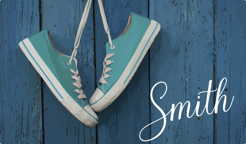 Alfombra vinílica textura personalización de zapatillas - TenVinilo